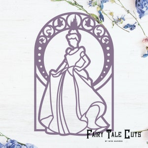 Cinderella Inspired File Design - Digital Download - SVG, Vector, Cricut, Silhouette, Clip Art
