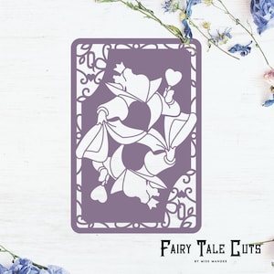 Alice no país das maravilhas, rainha de copas inspirada no design de arquivo de cartas de baralho - download digital - SVG, vetor, cricut, silhueta, clipart