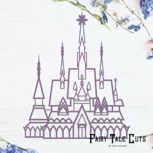 Arendelle Castle, Frozen Inspired File Design - Digital Download - SVG, Vector, Cricut, Silhouette, Clip Art