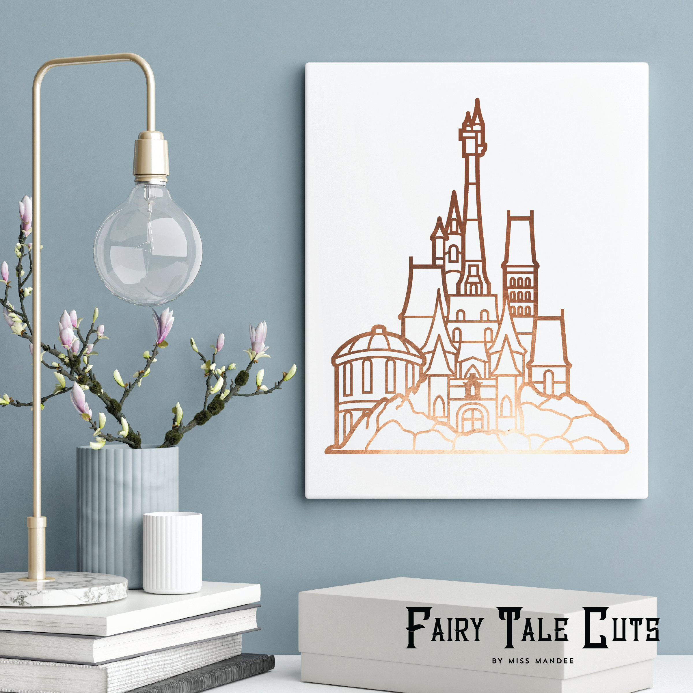 Beasts's Castle Beauty and the Beast Castle Inspired File - Etsy
