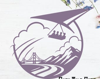 Soarin' Inspired Cut File Design [California] - Digital Download - SVG, Vector, Cricut, Silhouette, Clip Art