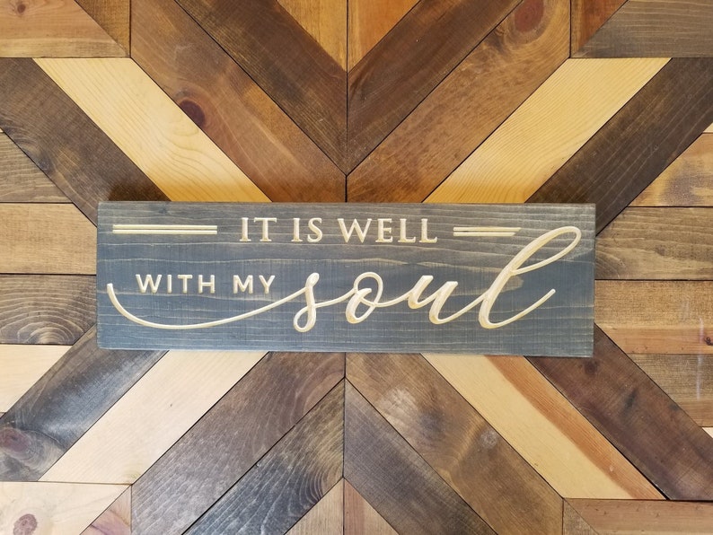 It is well with my soul