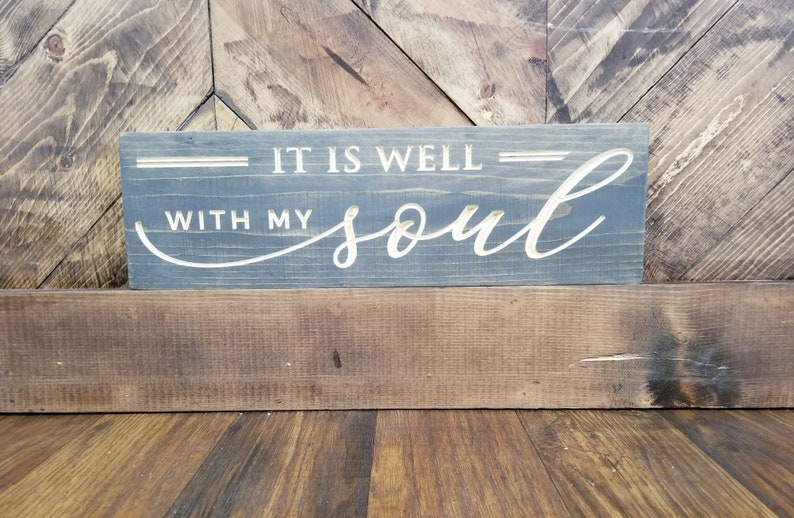 It is well with my soul