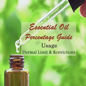 Essential Oils Guide, Essential Oil Percentag, Essential Oils Usage Limits, Essential Oils Tutorial, EO Usage in Skincare formulas, EO Rates