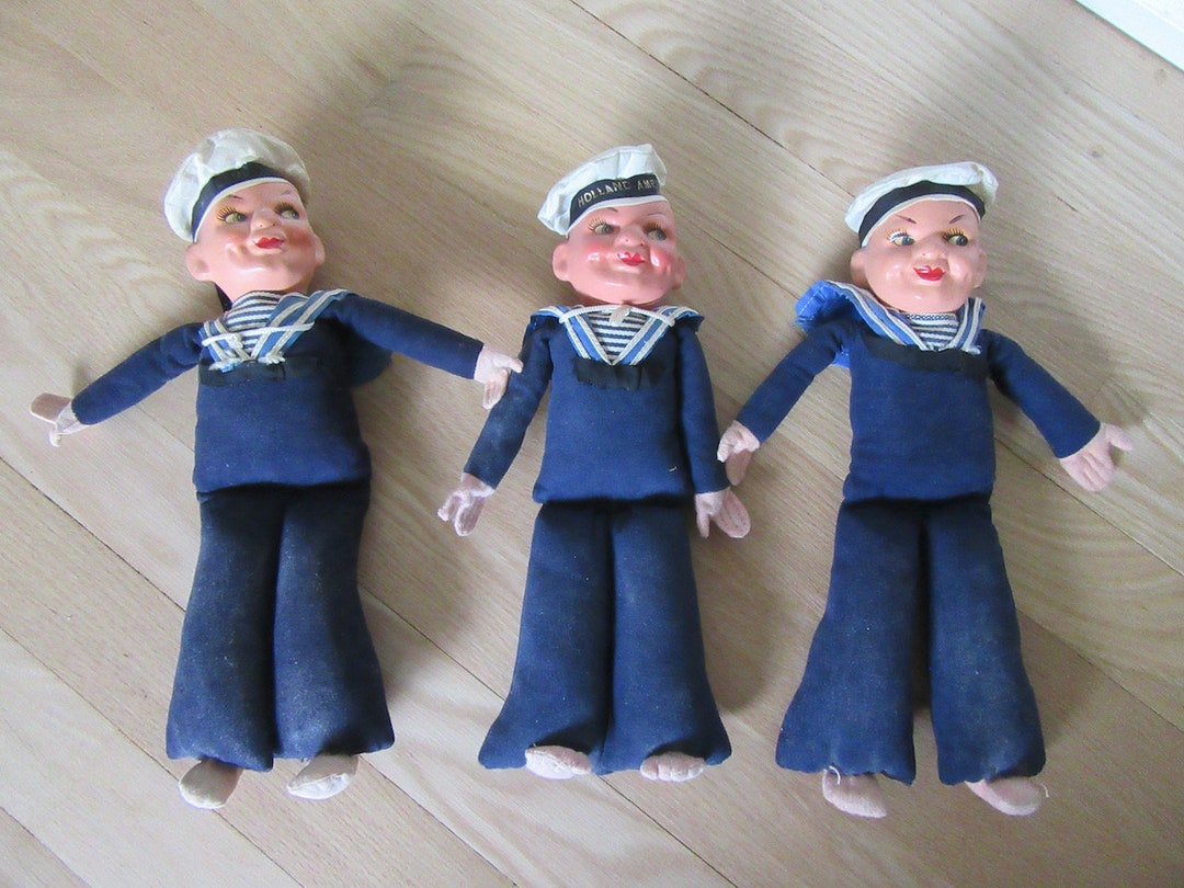 Vintage 'cruise Ship' Sailor Doll in the Style of Nora Wellings 12 Tall