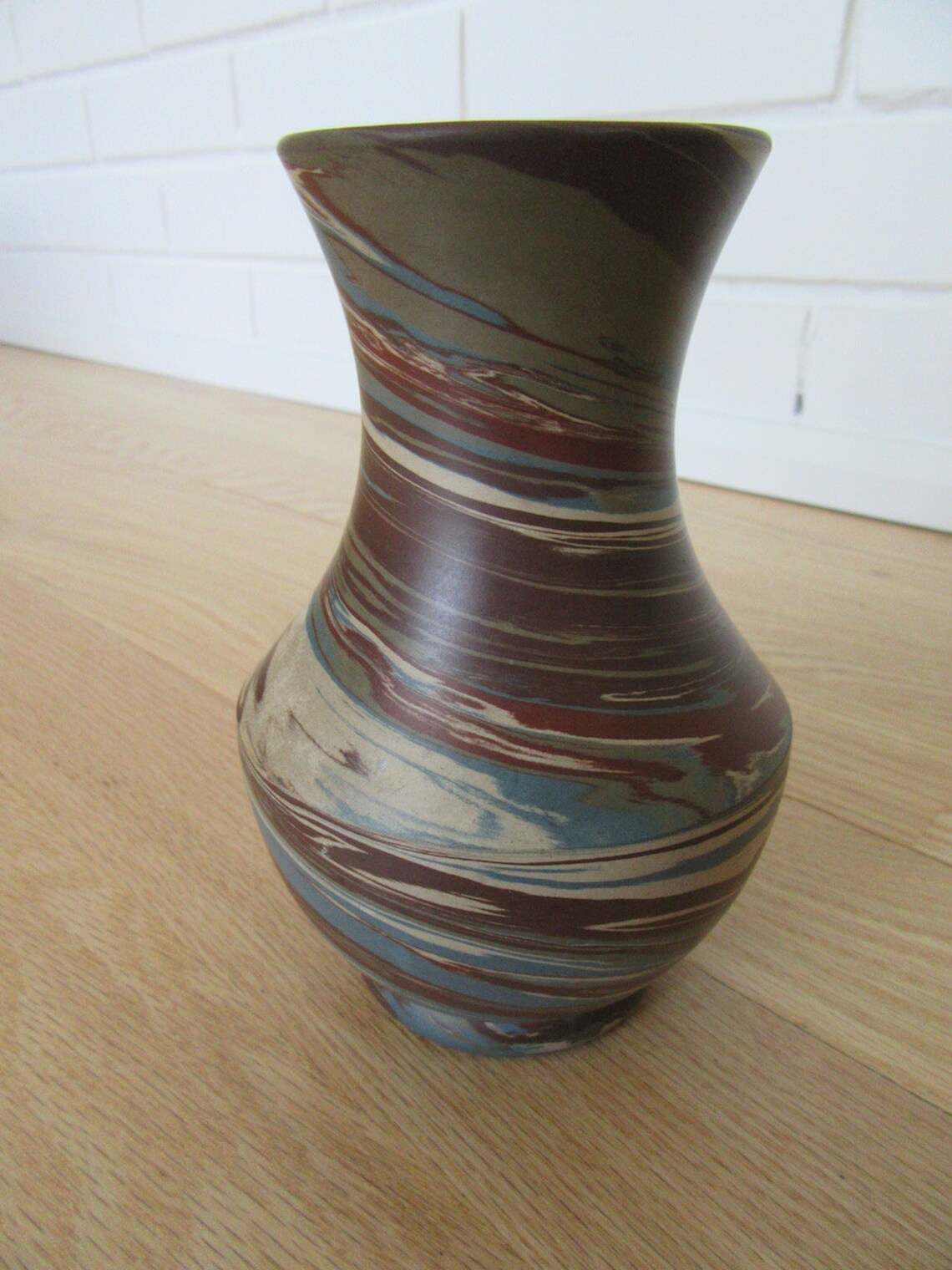 Well Executed Niloak Pottery Mission Swirl Arts & Crafts Vase Etsy