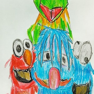 Wet gang of Sesame Street .