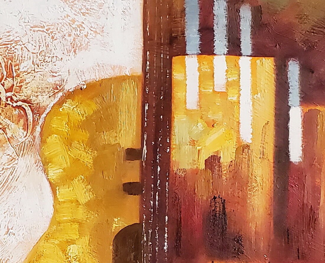 Music Abstract - 48x36 - 100% Hand Painted Oil Painting on Canvas