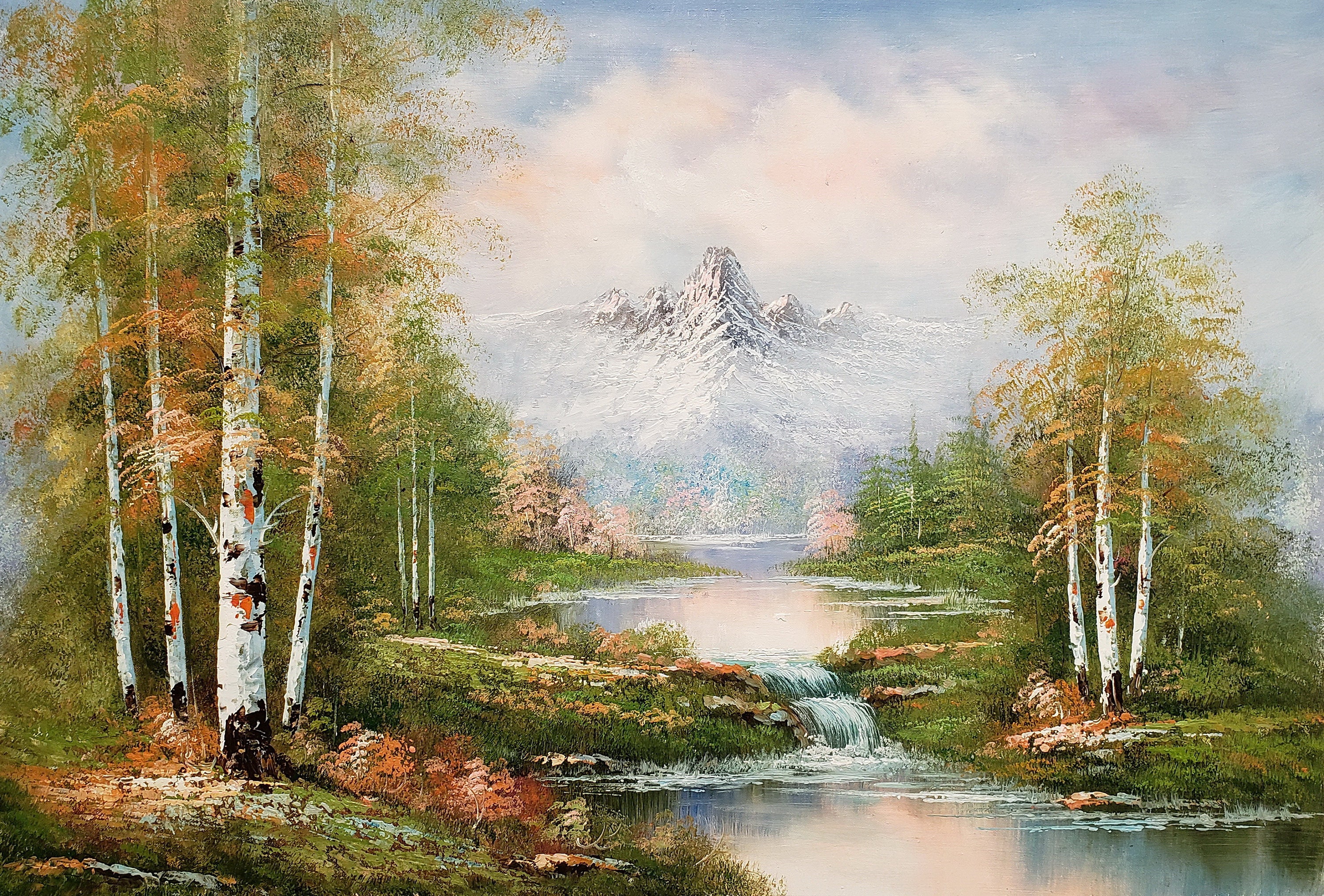 Landscape, Item#ls1k-2, 24x36, 100% Hand Painted Oil Painting on
