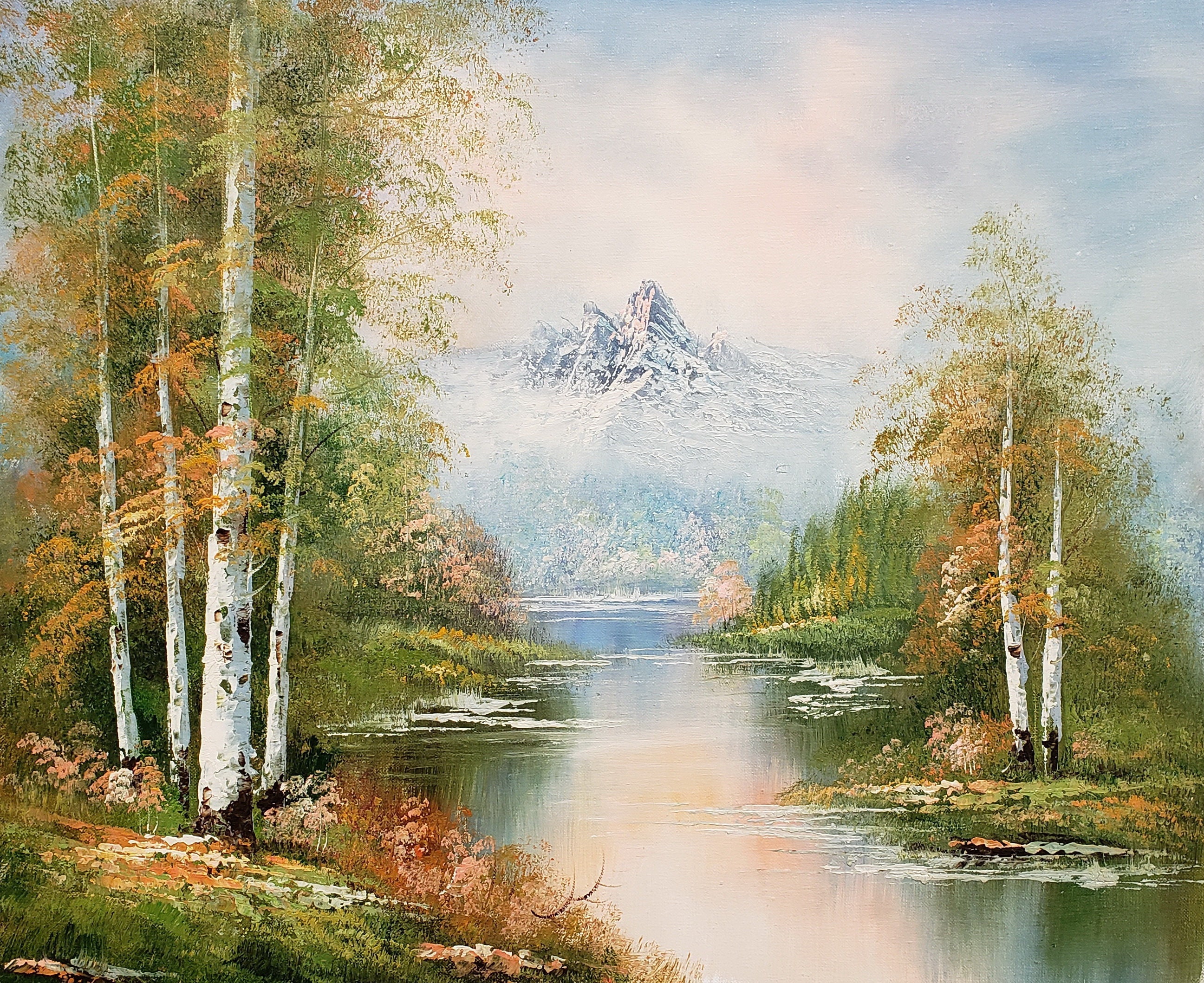 Forest Landscape #12, 20x24, 100% Hand Painted Oil Painting on