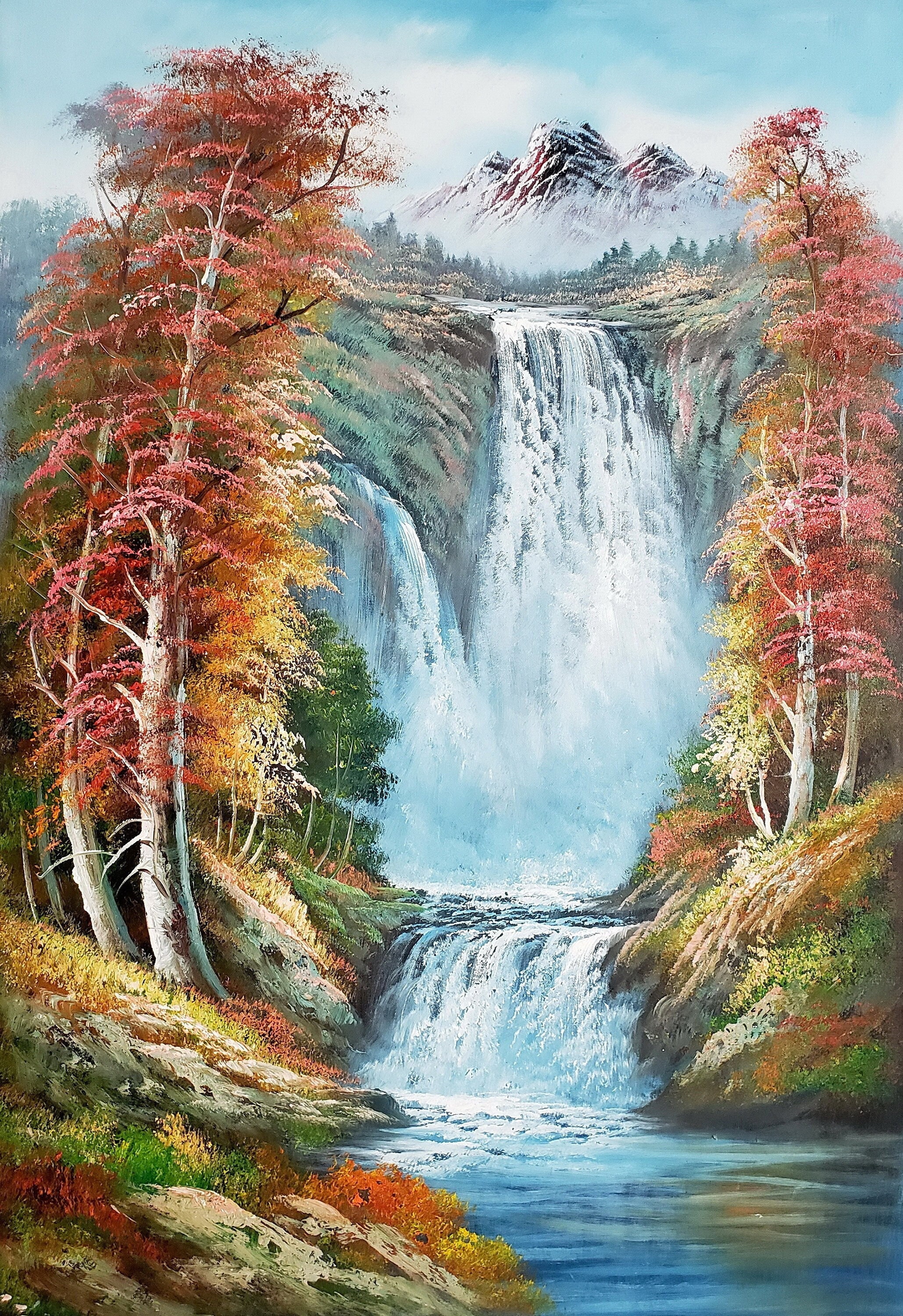 Oil Painting on a 3x4ft Canvas with Steps — Steemit