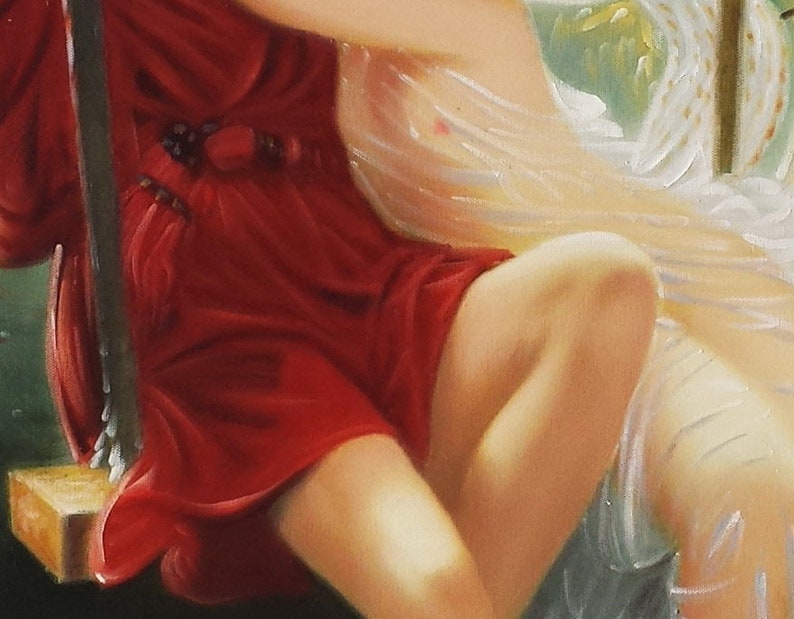 Spring Time 24x36 Hand Painted Oil Painting on Canvas