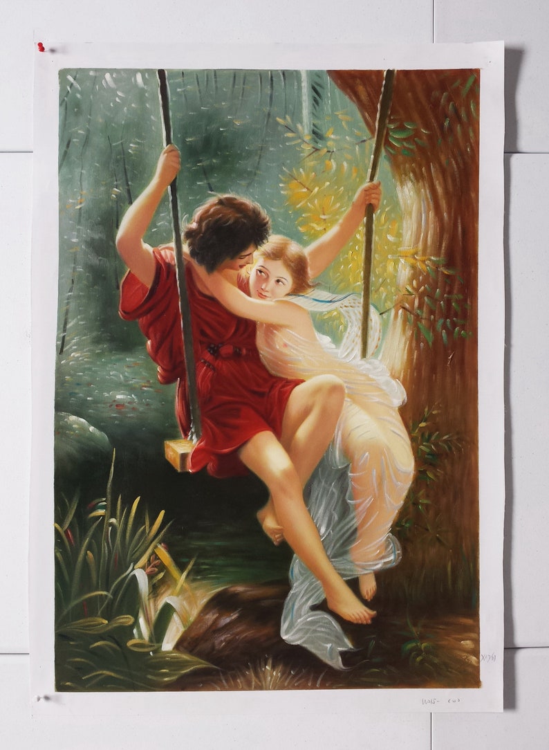 Spring Time 24x36 Hand Painted Oil Painting on Canvas