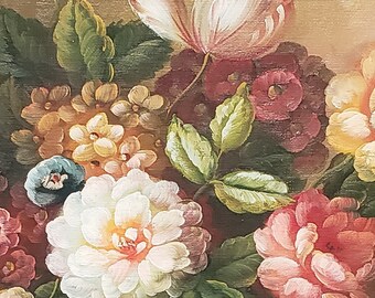 Classic Flower #12 - 12x16, 100% Hand Painted Oil Painting on