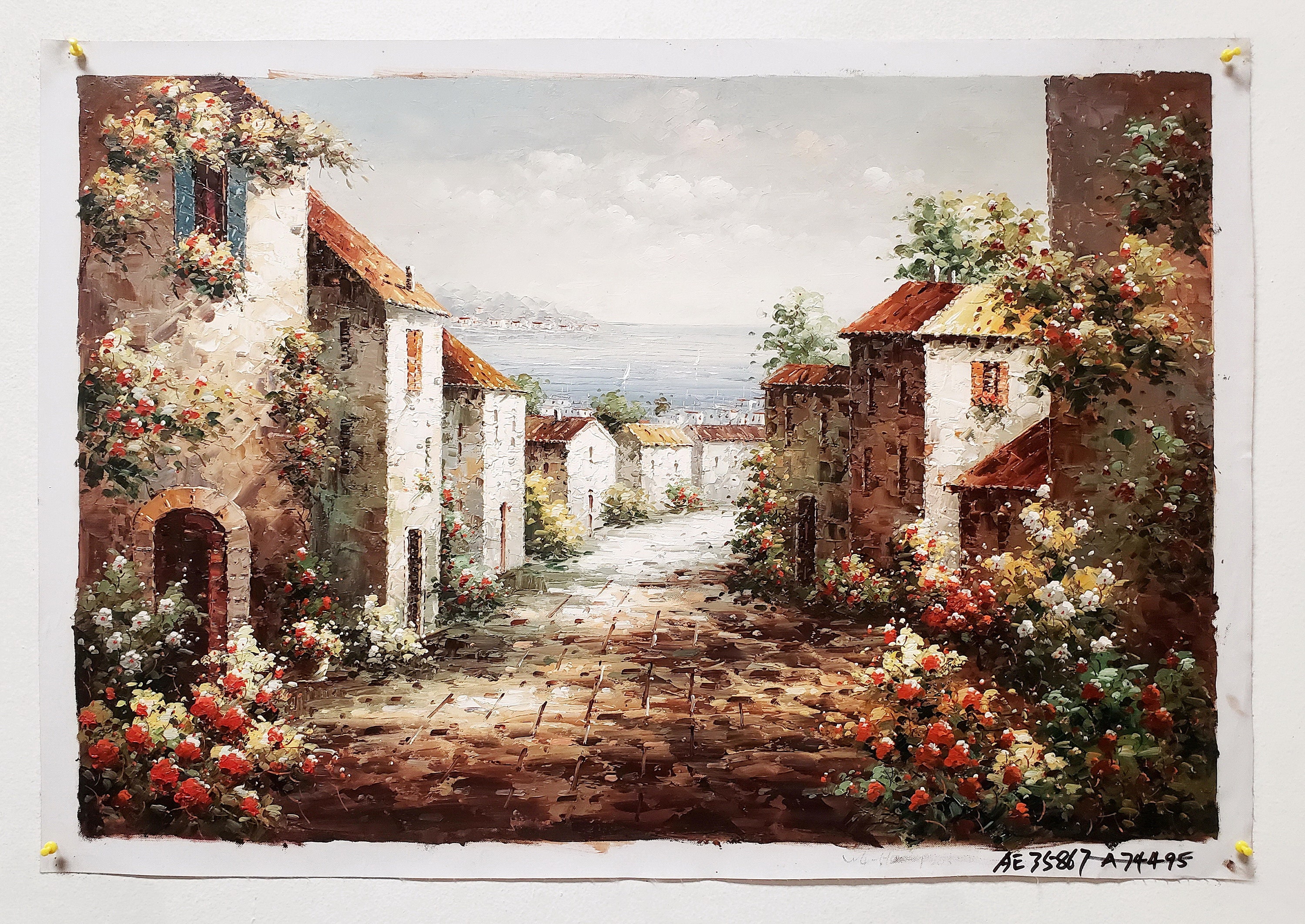 Daniel NG 油絵 (River Village Tuscany) il_1080xN.4200484070_7dao.jpg