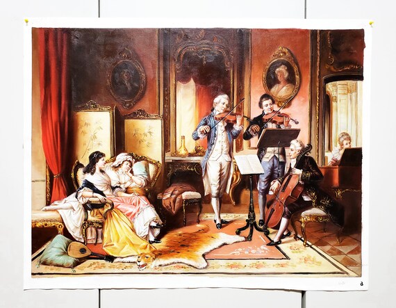 Classic Music Concert- #2, 36x48 - 100% Hand Painted Oil Painting