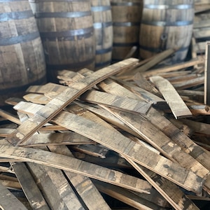 Whiskey Barrel Staves - Multiple Sizes 1"-5"