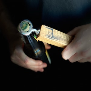 Bottle Opener | Whiskey Barrel Stave Beer Bottle Opener