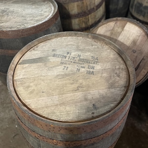 Bourbon Barrel Head, Whiskey Barrel Lid, 20" Round, Whiskey Barrel Parts For DIY Barton 1792