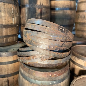 Whiskey Barrel Metal Bands (Multi-Packs) / Barrel Hoops / Barrel Rings from Kentucky Bourbon Barrel