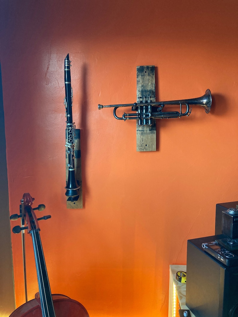 Whiskey Barrel Stave Wall Mount Hanger Etsy