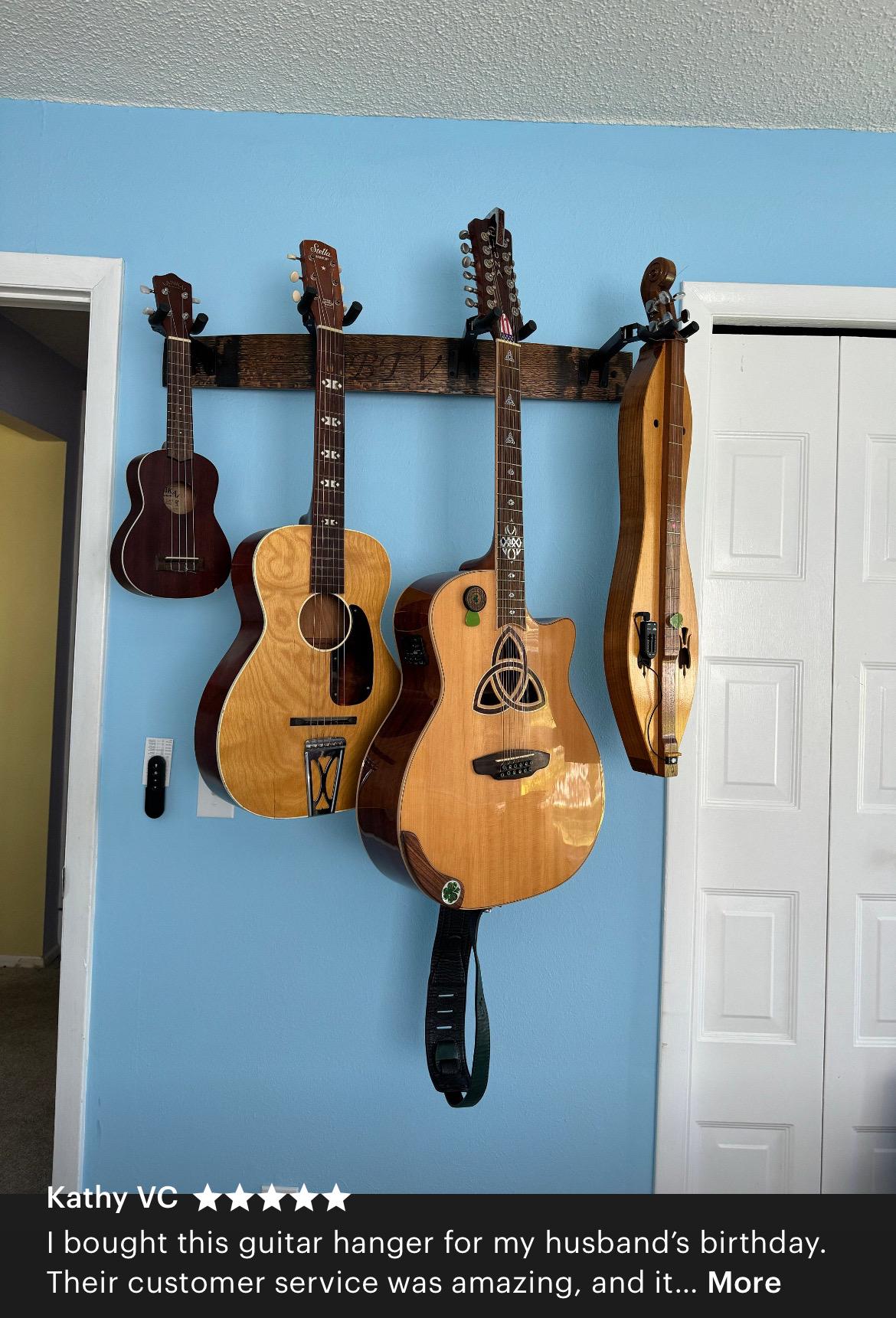 JMTEEA Guitar Wall Mount Hanger 2 Pack Hook Black Metal Guitar Holder Stand for All Size Musical Instruments Bass, Mandolin, Banjo, Violin, Ukulele Accessories JMTEEA Guitar Wall Mount Hanger 2 Pack Hook Black Metal Guitar Holder Stand for All Size Musical Instruments Bass, Mandolin, Banjo, Violin, Ukulele Accessories