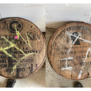 Bourbon Barrel Head, Whiskey Barrel Lid, 20" Round, Whiskey Barrel Parts For DIY Bild 7