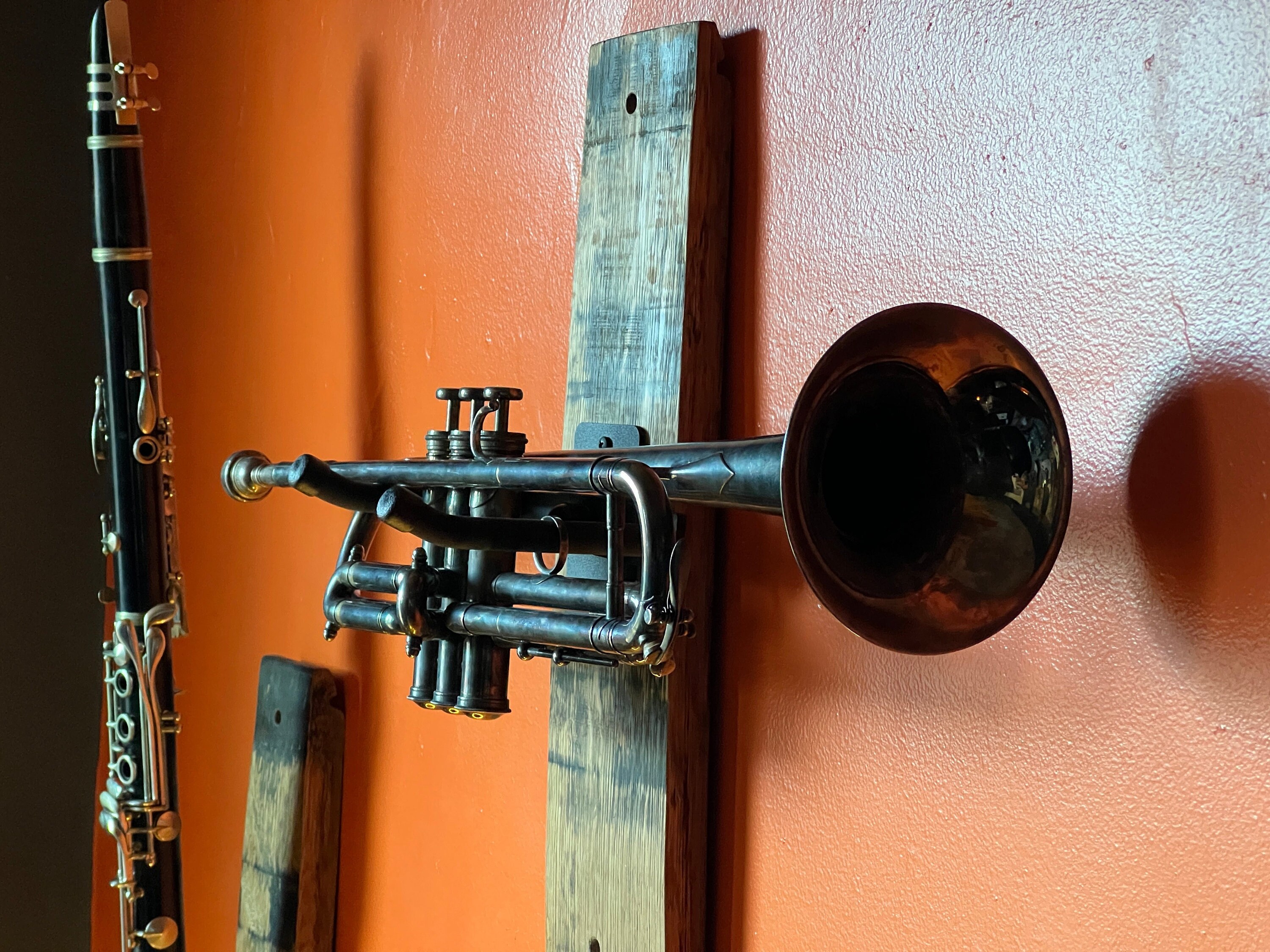 Milisten Wall-mounted Trumpet Rack Storage Stand For