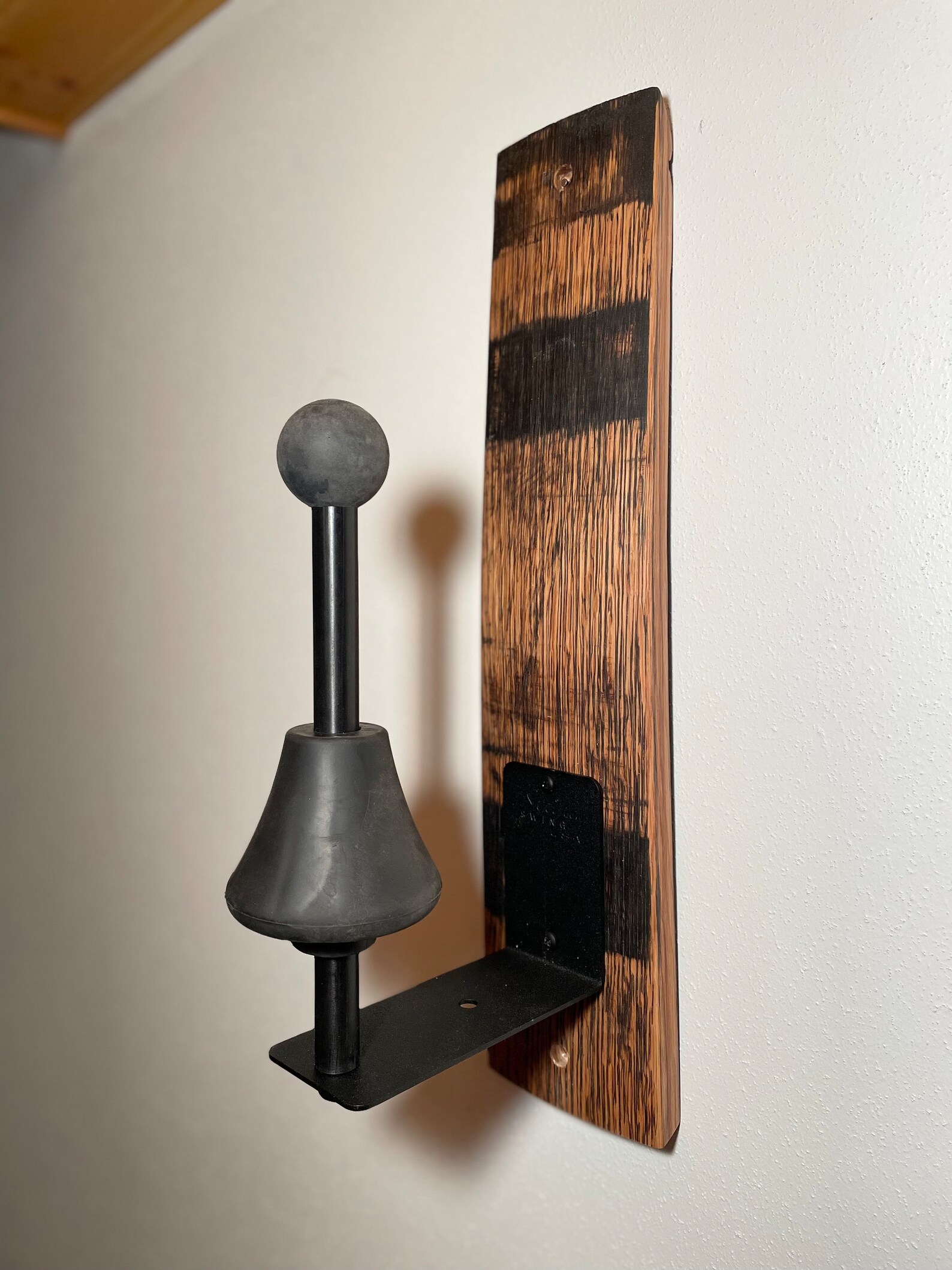 Whiskey Barrel Stave Saxophone Wall Mount Saxophone Hanger Etsy