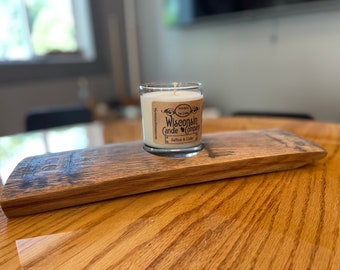 Bourbon Barrel Stave Candle Holder