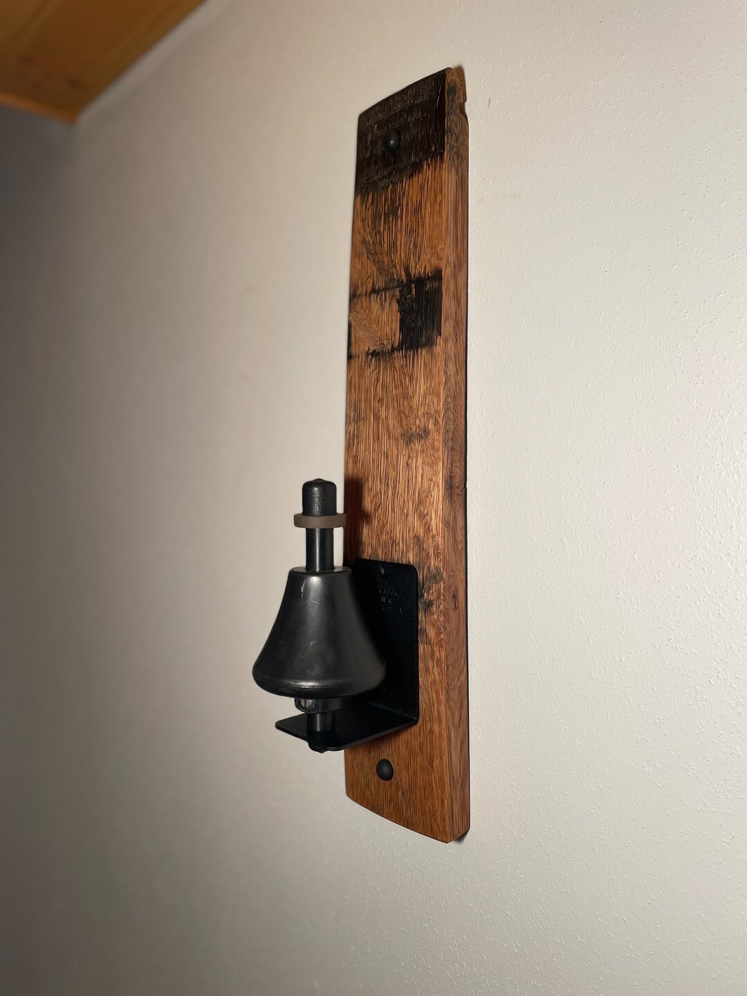 Whiskey Barrel Stave Wall Mount Hanger Etsy