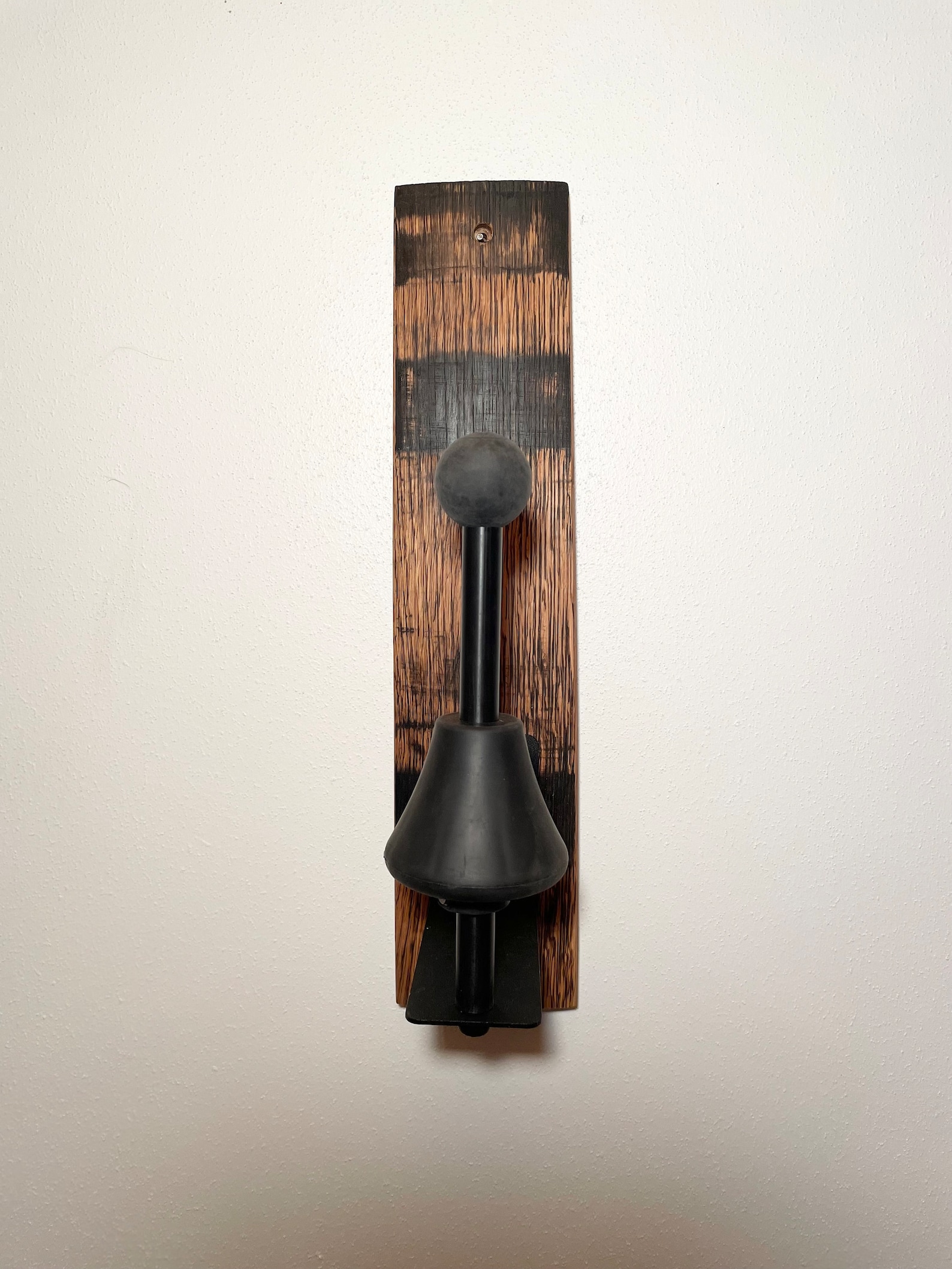 Whiskey Barrel Stave Saxophone Wall Mount Saxophone Hanger Soprano