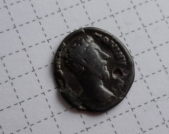 Pendant made from denarius Emperor Lucius Verus
