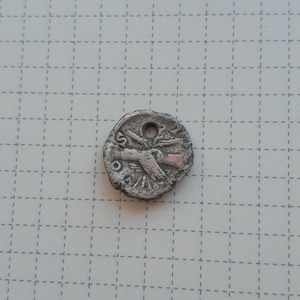 Pendant made from denarius Roman Emperor Antonius Pius