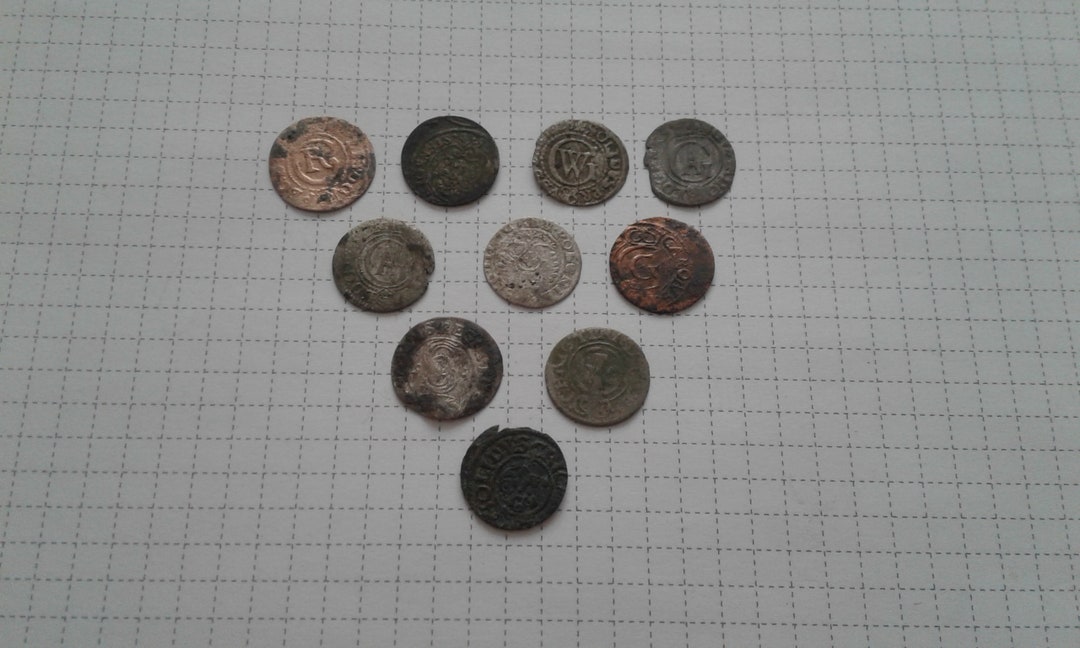 10 Coins Europes 17th Century AD Polishlithuanian Etsy
