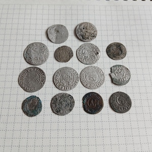 Set of coins 16 - 17th century AD