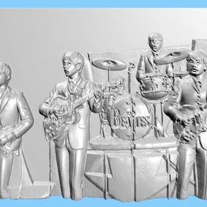 Beatles mould to make a plaque for house or garden