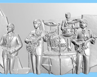 Beatles mould to make a plaque for house or garden