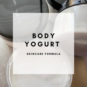 DIY Body Yogurt Formula | Astarie Apothecary, Formulas, Body Yogurt, Summer Body Cream, Gel Cream