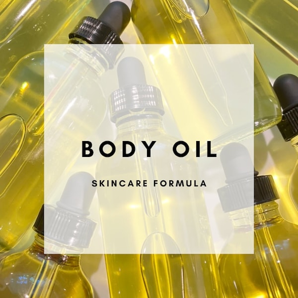 Recette d'huile corporelle bricolage | Astarie Apothecary, Formules, Huile de massage, Huile pour le visage