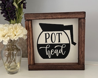 Coffee Pot Head Etsy