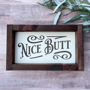 Schönes witziges Badezimmer Laser graviert Bauernhaus Holz Schild WohnungSeinbruch Neues Zuhause Hochzeit Jahrestag Geschenk für sie Deko Zuhause