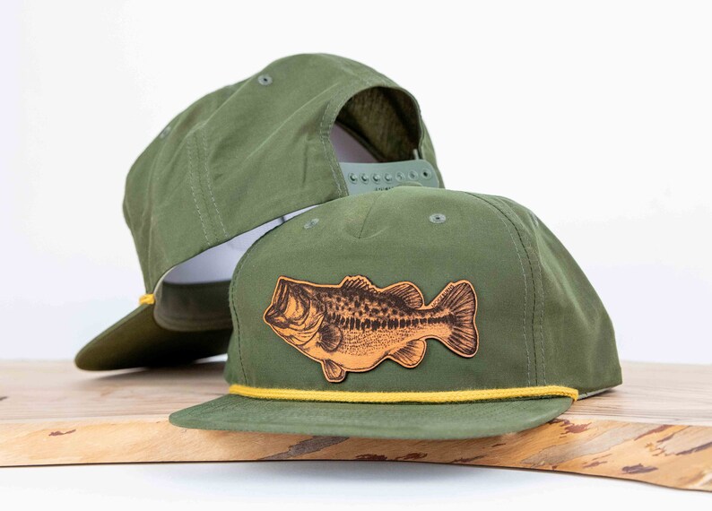 vintage bass fishing hat