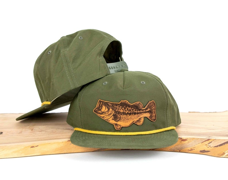 vintage bass fishing hat