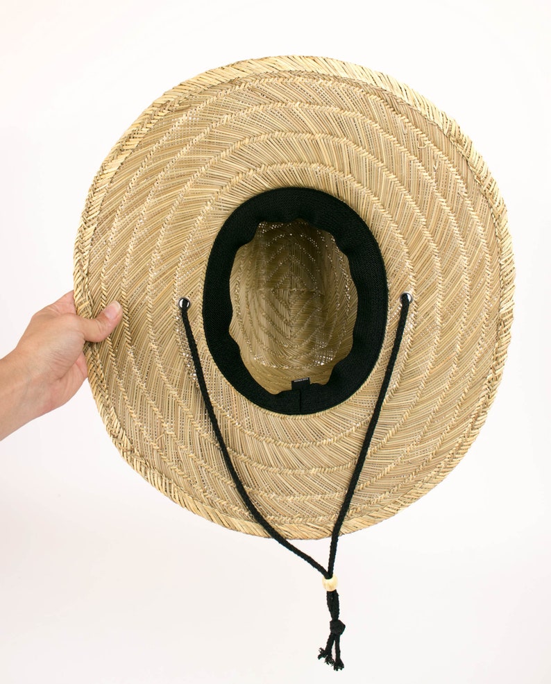 Beach Straw Hat Tarpon Fishing Leather Patch Hat Mens Sun Etsy UK