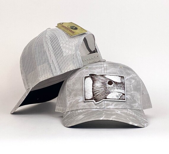 Redfish Trucker Hat Genuine Leather 