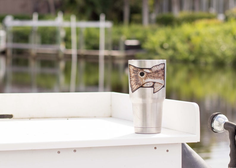 Redfish Tail CLEAR Vinyl Decal 5 Fish Art Print Etsy