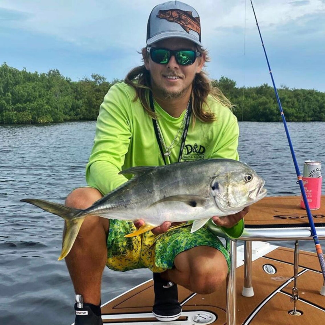 Snook Fishing Trucker Hat Genuine Leather Patch Hat Fishing Etsy