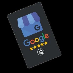 Seien Sie der Erste bei Google mit der sofort einsatzbereiten Kundenbewertungs-NFC-Karte