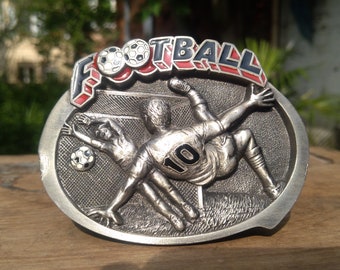 Belt buckle Vintage, football, 1992, Foot, Belt Buckle, Limited product